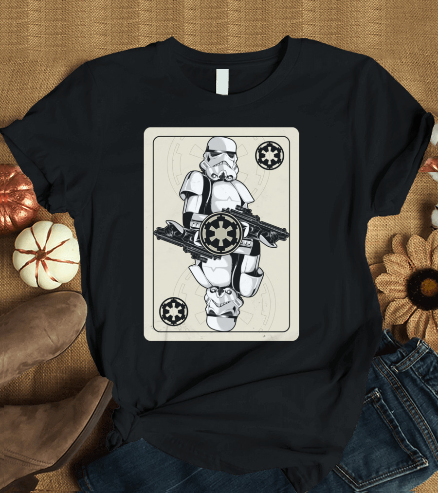 Ace of Empire Stormtroopers Playing Card T-Shirt