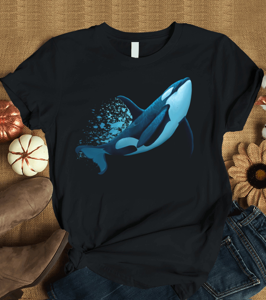 The Dreamer Whale Ocean Splash T-Shirt