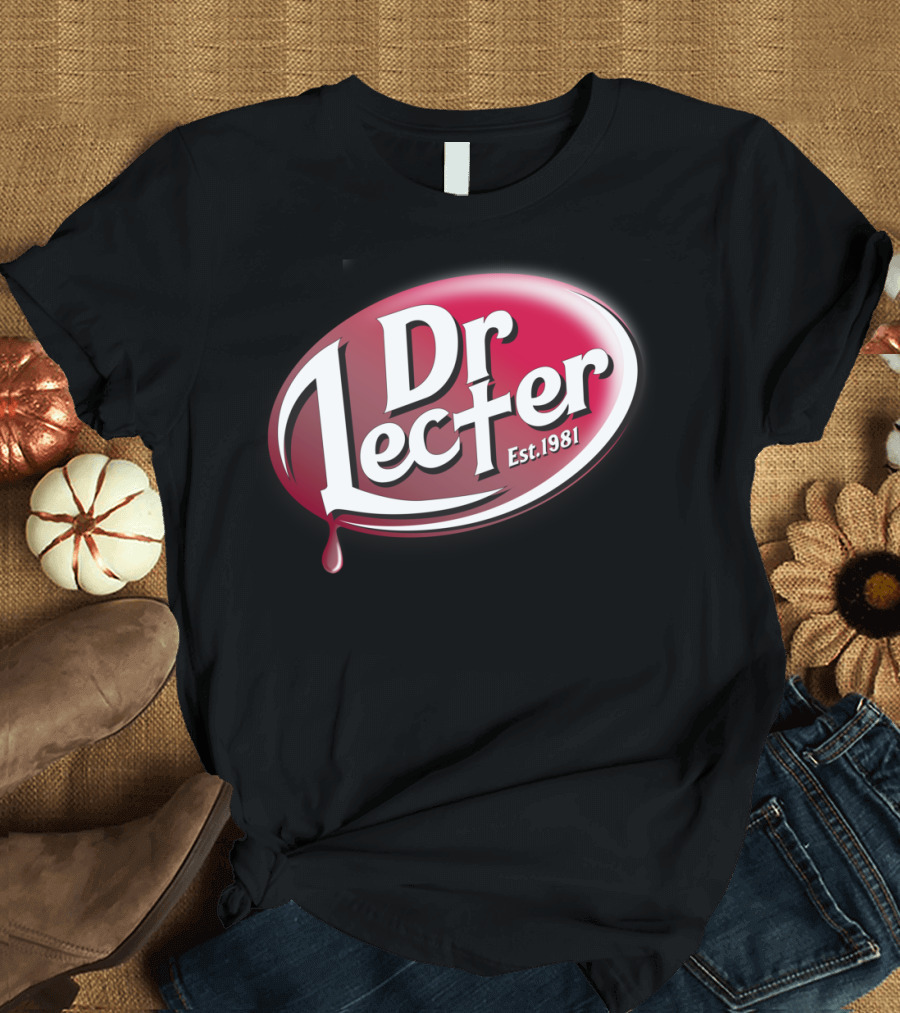 Dr Lecter Est 1981 Logo Red Droplet T-Shirt