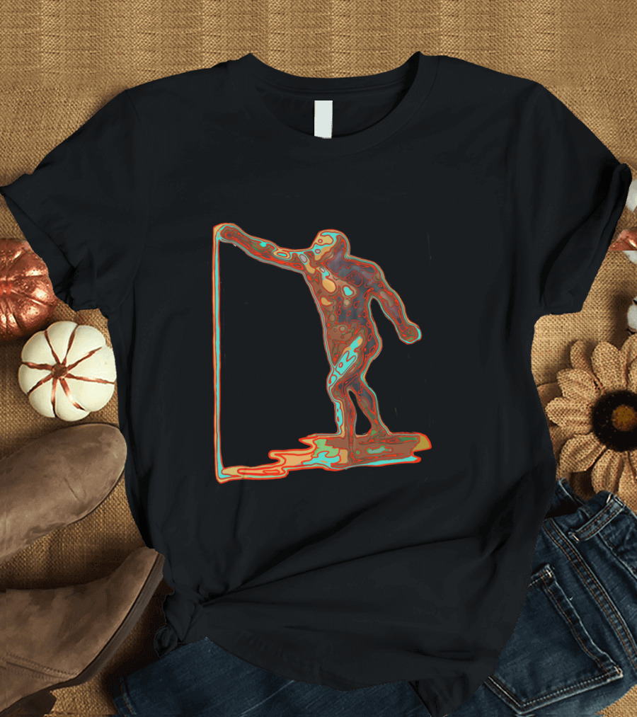 The End Of Man Surreal Dripping Human Figure T-Shirt