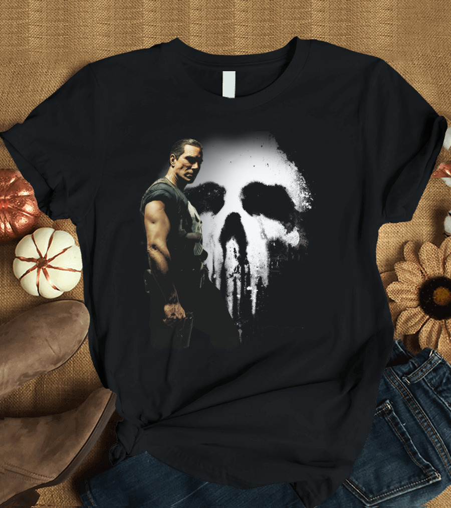 Punisher Skull Shadow Silhouette Character T-Shirt