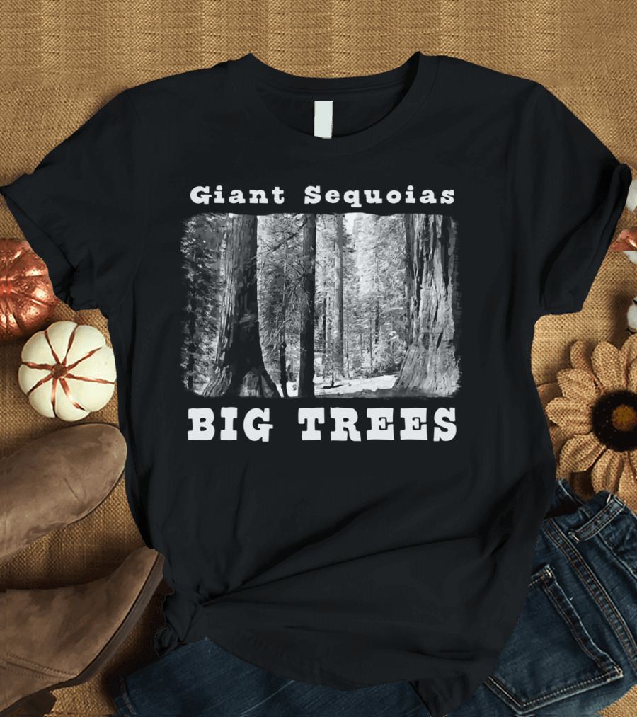 Giant Sequoias BIG TREES California Sequoia Forest Scene T-Shirt