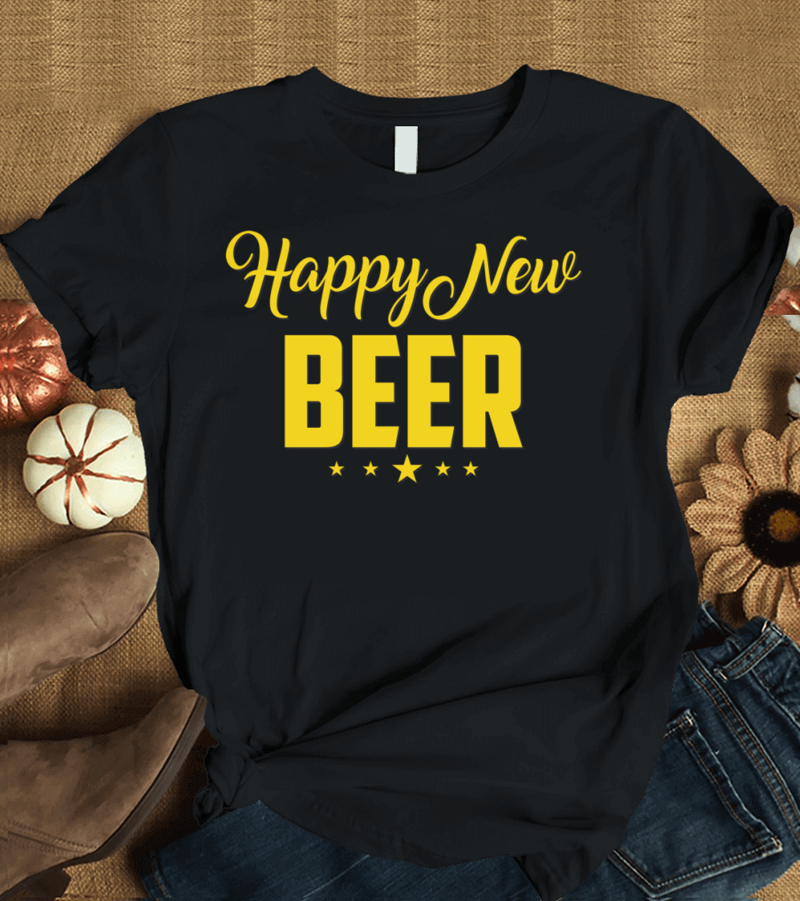 Happy New Beer Stars Classic T-Shirt