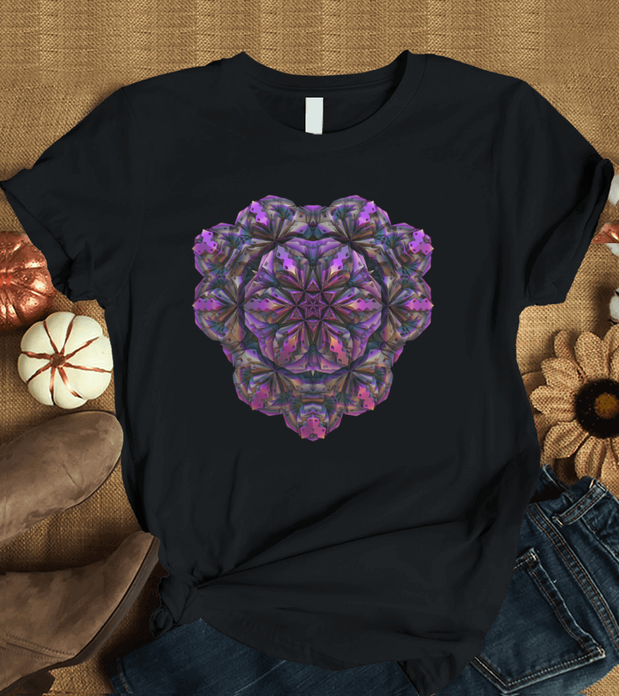 Purple Emblem Kaleidoscope T-Shirt