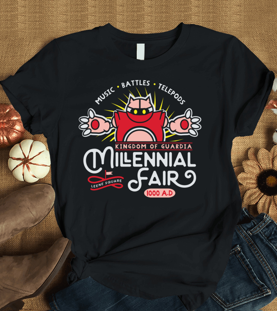 Kingdom of Guardia Millennial Fair Music Battles Telepods Leene Square 1000 A.D T-Shirt
