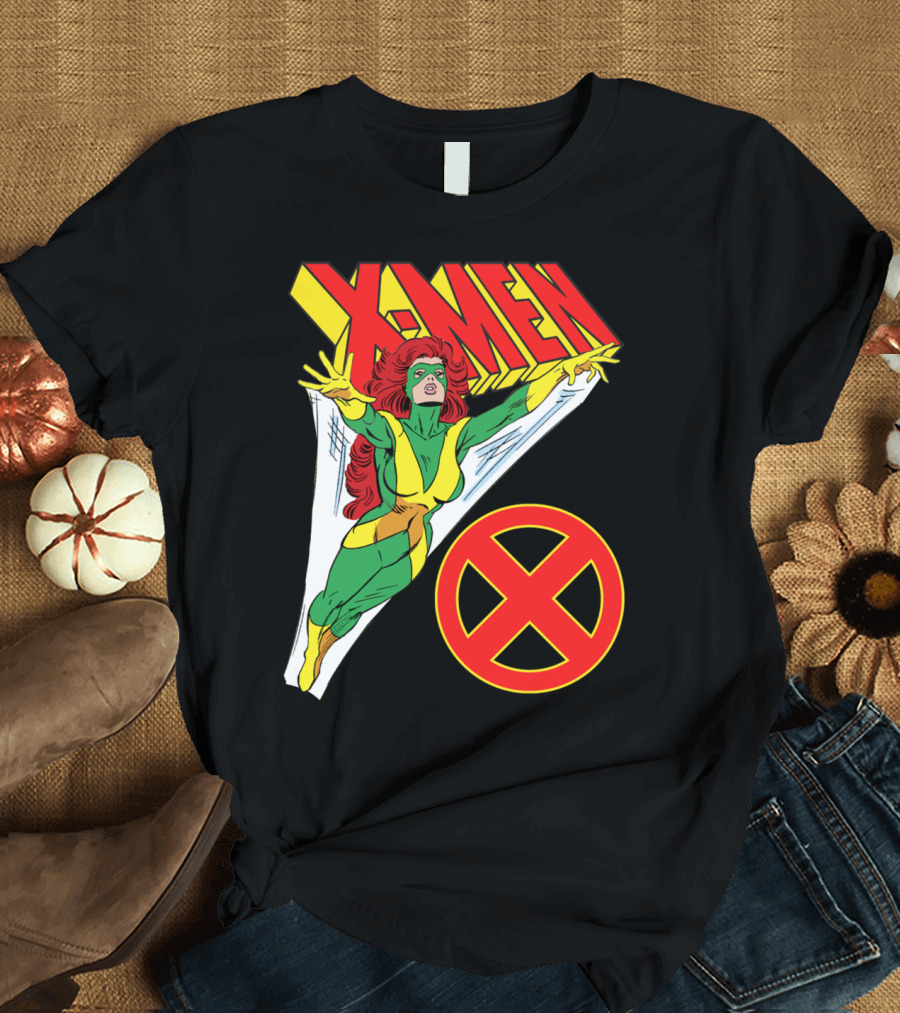 X-Men Jean Grey Marvel Comics Retro T-Shirt