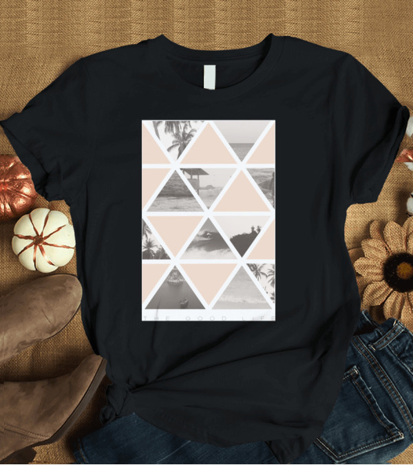T-Shirt: The Good Life Tropical Surfing Adventure Scenes T-Shirt The Good Life Tropical Surfing Adventure Scenes T-Shirt