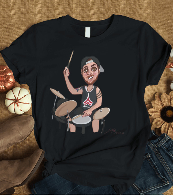 T-Shirt: PhantomACE Gear Drummer T-Shirt PhantomACE Gear Drummer T-Shirt