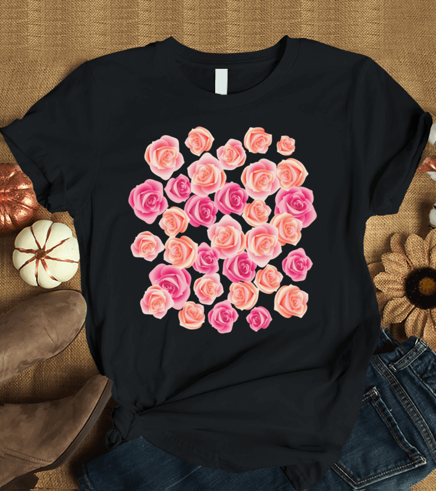 Rose Garden Floral Arrangement T-Shirt