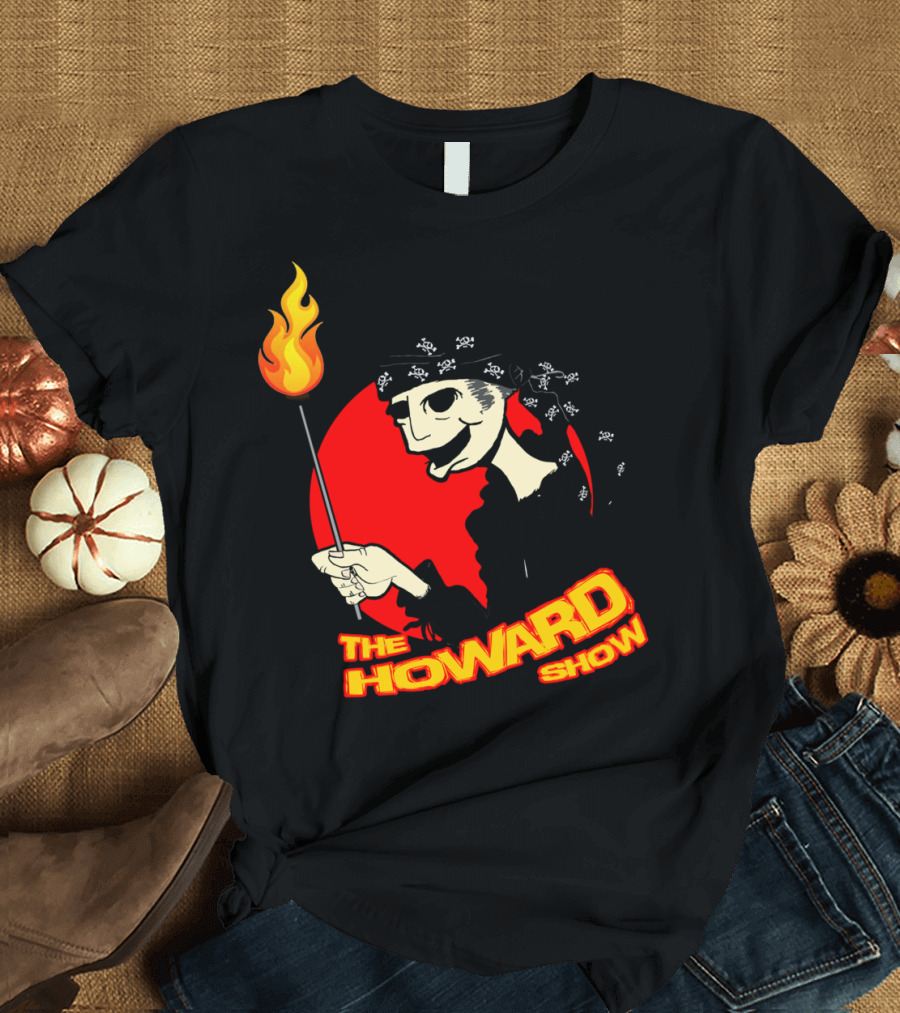 The Howard Show Fire Juggler with Skull Bandana T-Shirt
