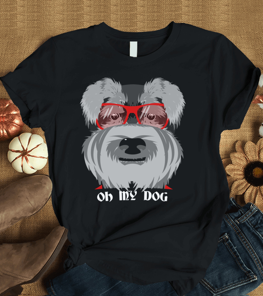 Oh My Dog with Cool Sunglasses T-Shirt