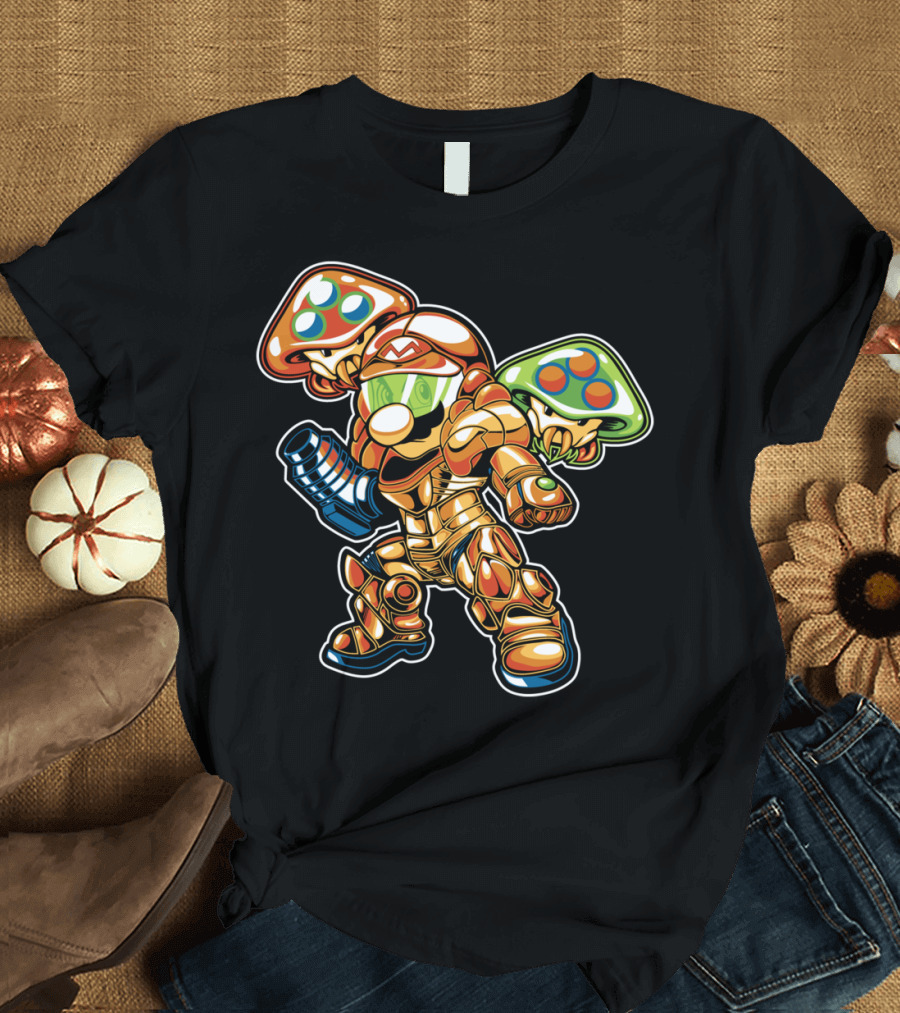 Martoid LiquidS Cosmic Mushroom Warrior Power Duo T-Shirt