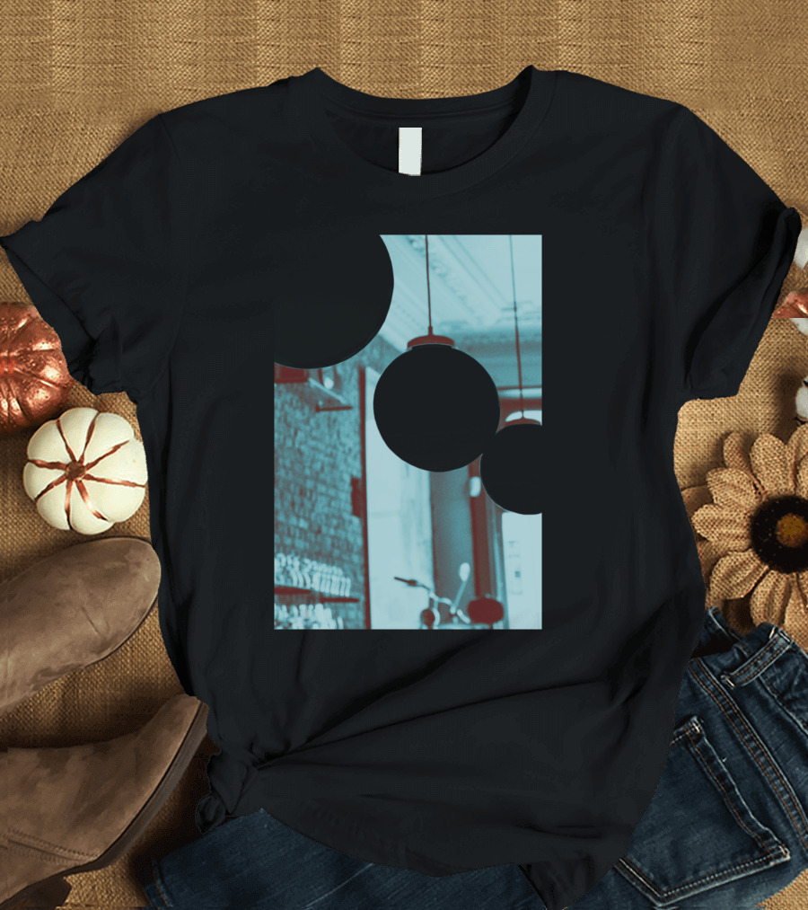 Lights Interior Pendant Spheres in Blue Tone T-Shirt