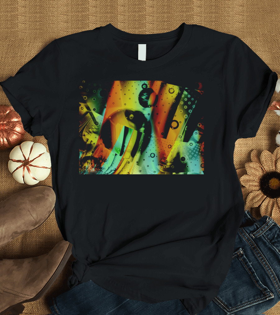 Play Time Psychedelic Abstract Fusion T-Shirt
