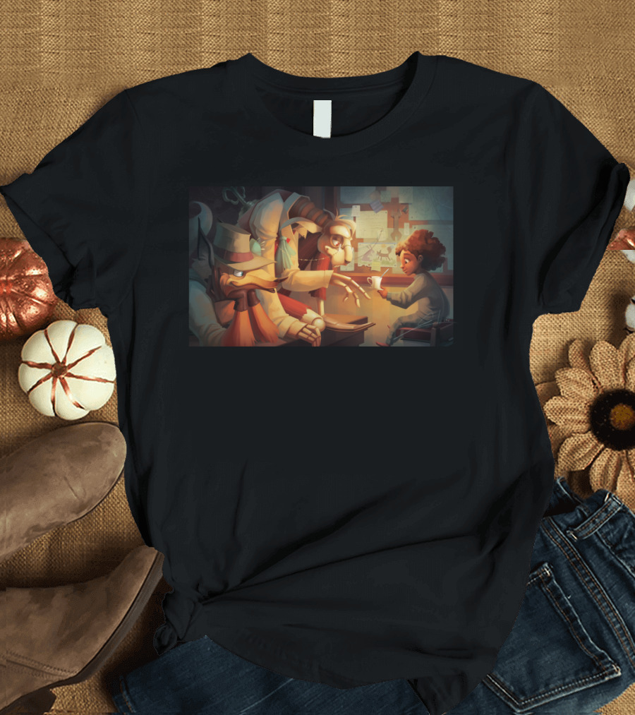 Playing With Dolls Shadowy Detective Mystery Encounter T-Shirt