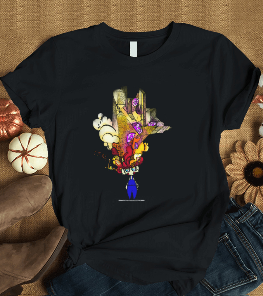 I Am A Thinker Surreal Urban Imagination Explosion T-Shirt