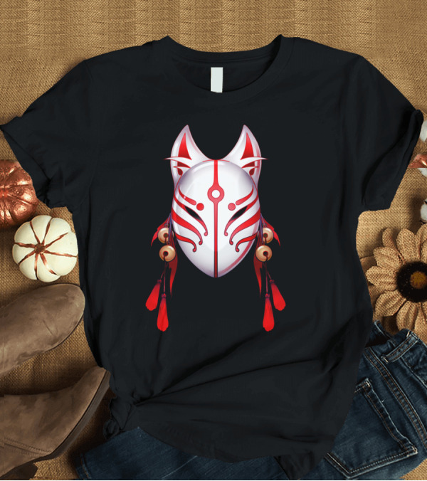 T-Shirt: Oo Kenta OO Kitsune Mask Merchandise T-Shirt Oo Kenta OO Kitsune Mask Merchandise T-Shirt
