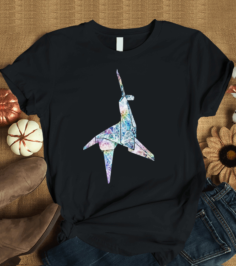 More Human Than Human Me Origami Unicorn Mosaic T-Shirt
