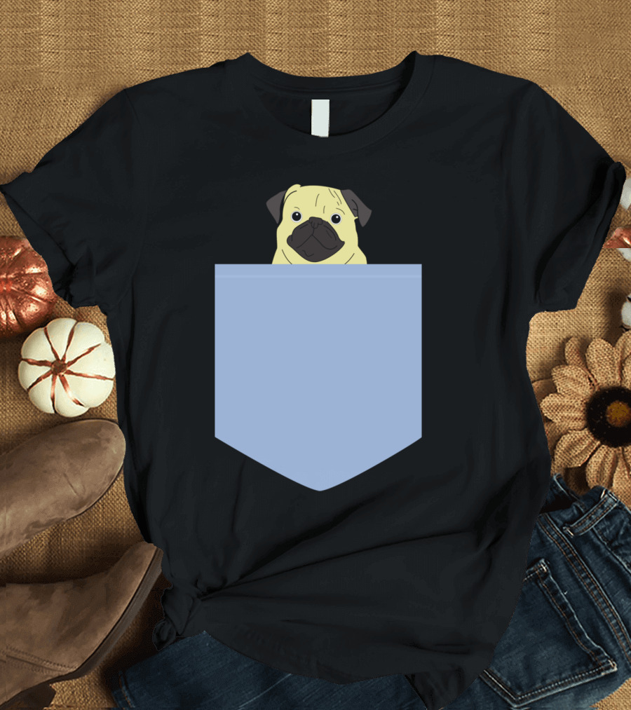 Pocket Pug La Adorable Canine Companion T-Shirt