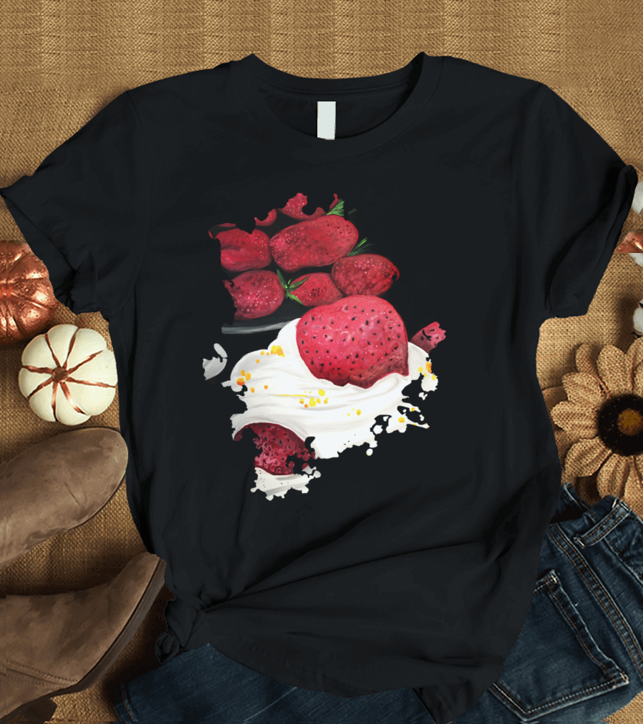 Strawberry Dream Cream Delight T-Shirt