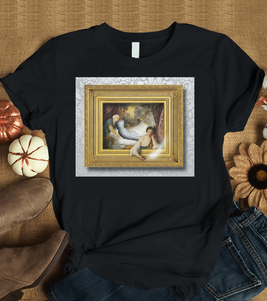 Screw Leda and the Swan Renaissance Art Framed Homage T-Shirt