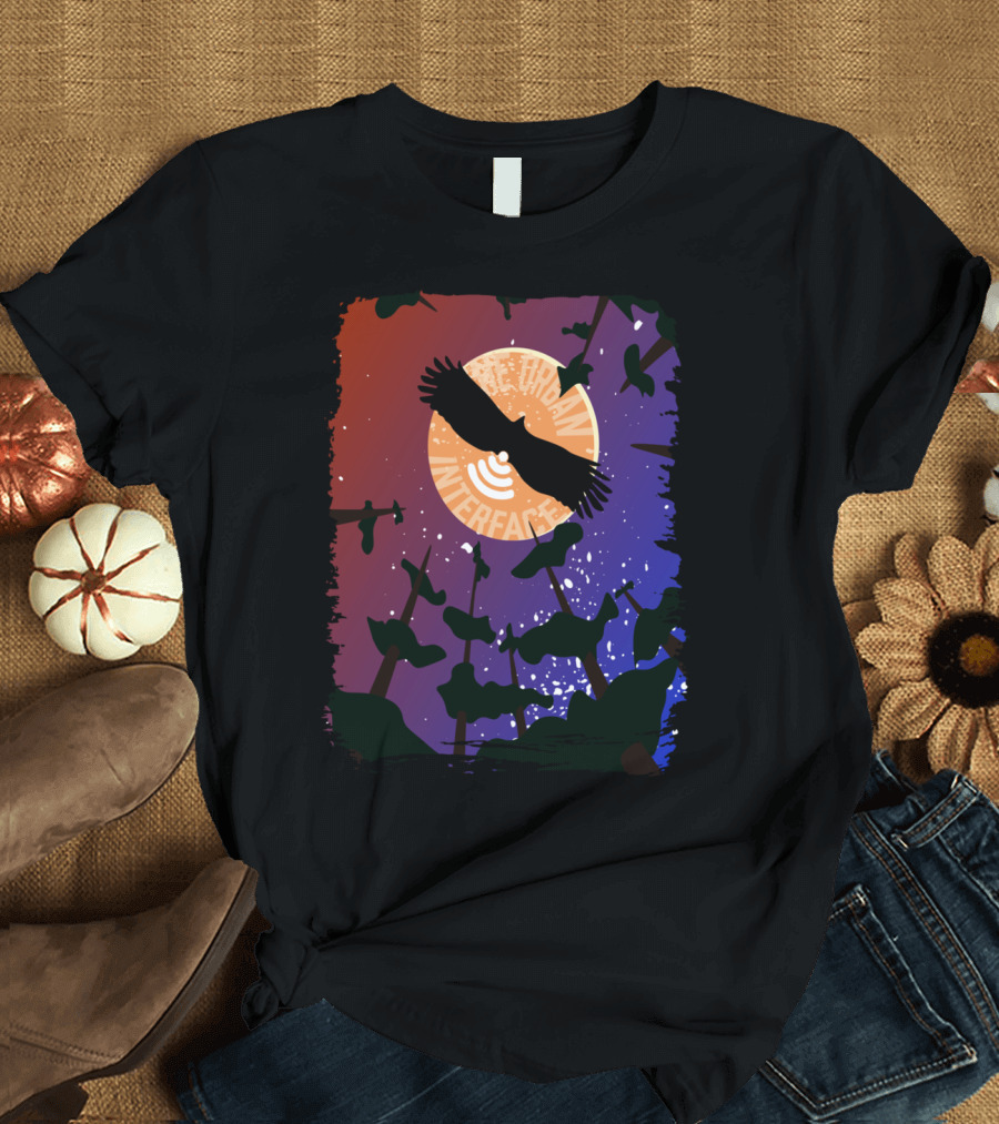 Raven in the Wilderness Urban Interface Connection T-Shirt