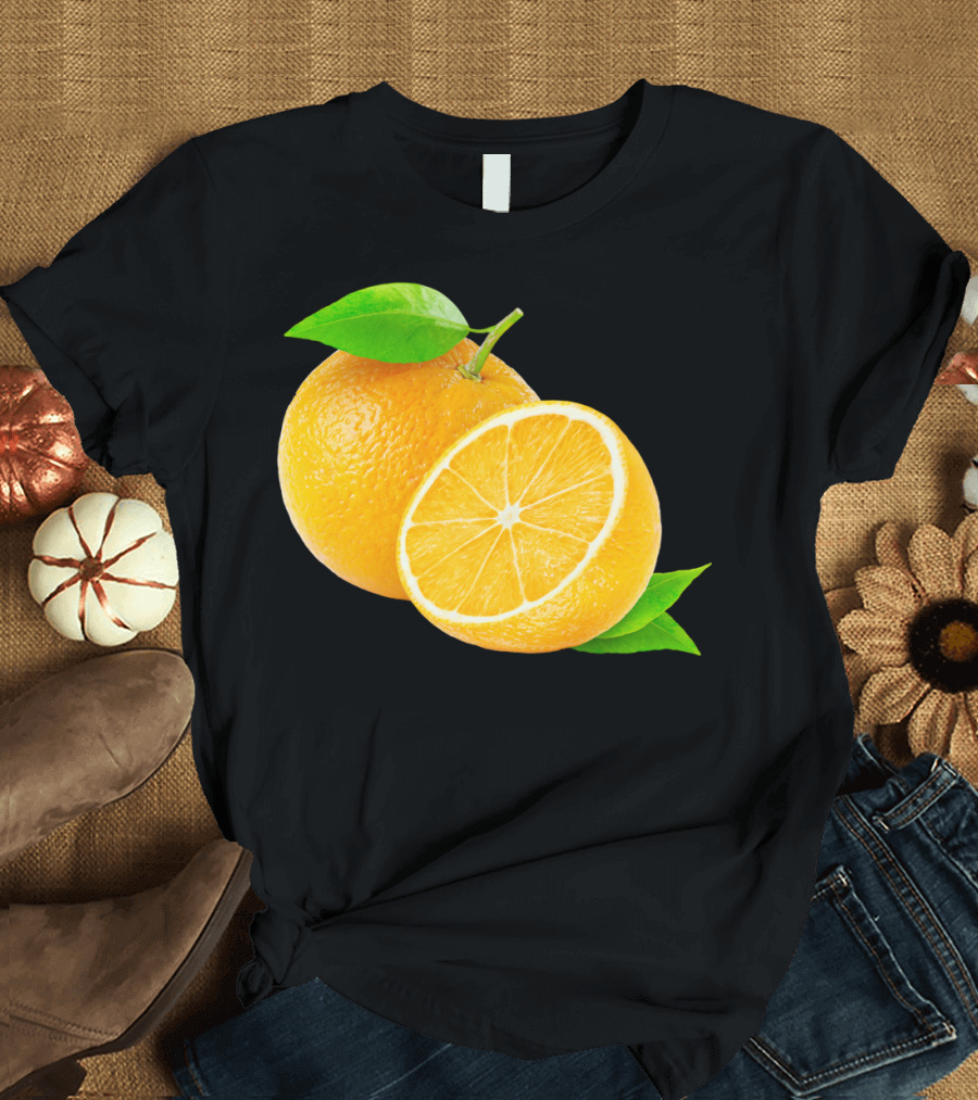 Orange Fruits Sti Fresh Citrus Duo T-Shirt