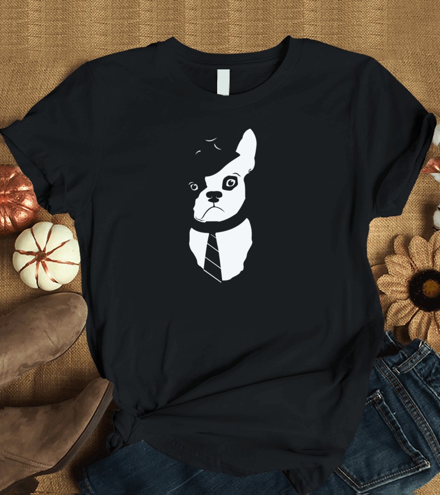 Suit Up Dog with Tie and Hat T-Shirt