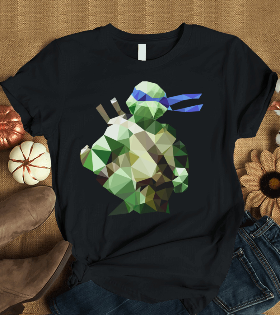 Polygon Heroes Leonardo Ninja Turtles T-Shirt