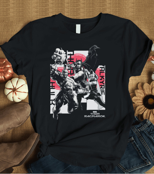 T-Shirt: Marvel Thor Ragnarok Thor Hulk Valkyrie T-Shirt Marvel Thor Ragnarok Thor Hulk Valkyrie T-Shirt
