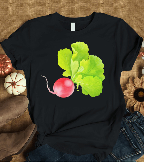 T-Shirt: Red Radish Sti Fresh Greenery T-Shirt Red Radish Sti Fresh Greenery T-Shirt