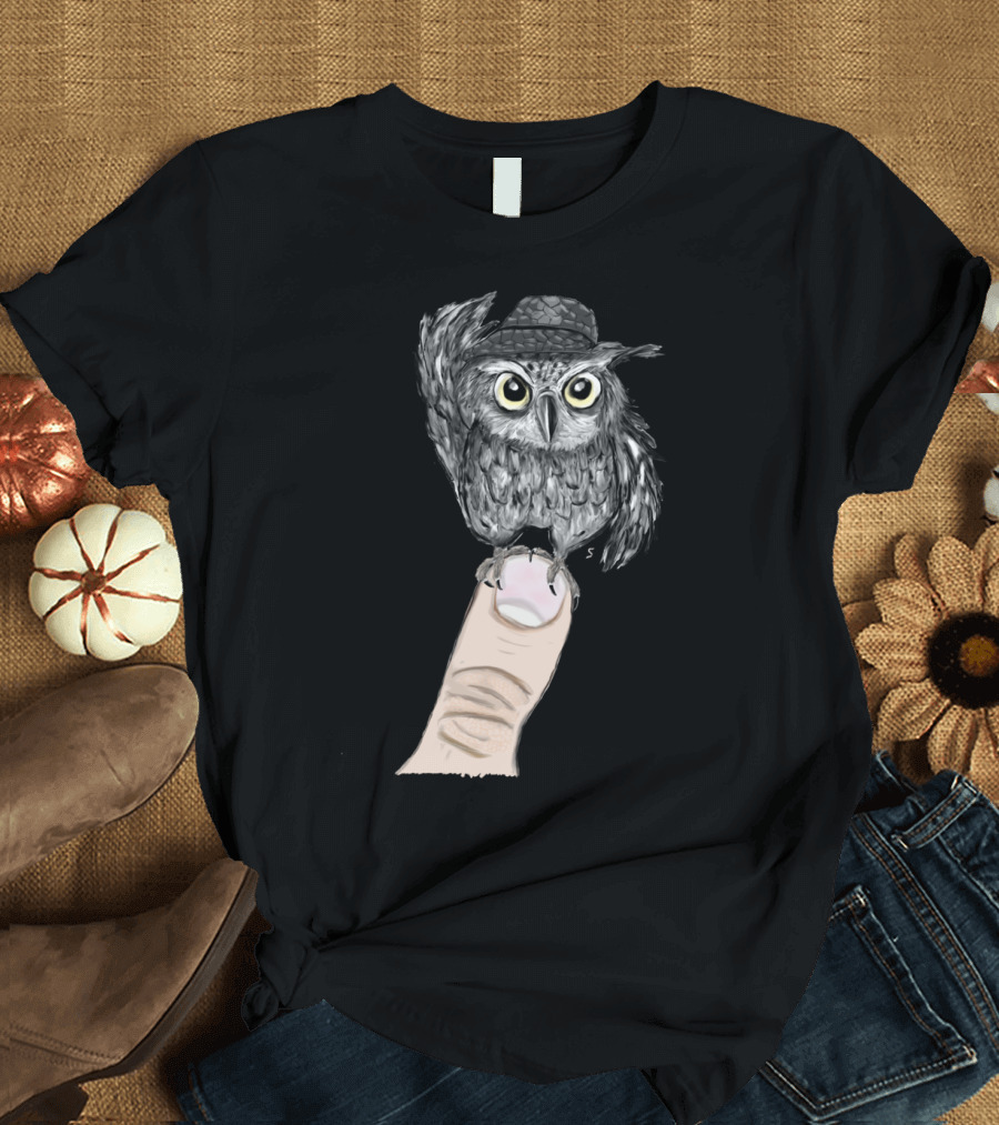 Thumbs Up for Learning with Wise Owl on Finger T-Shirt