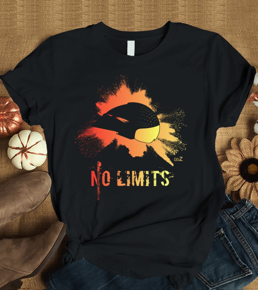 No Limits Fire Helmet Splatter T-Shirt