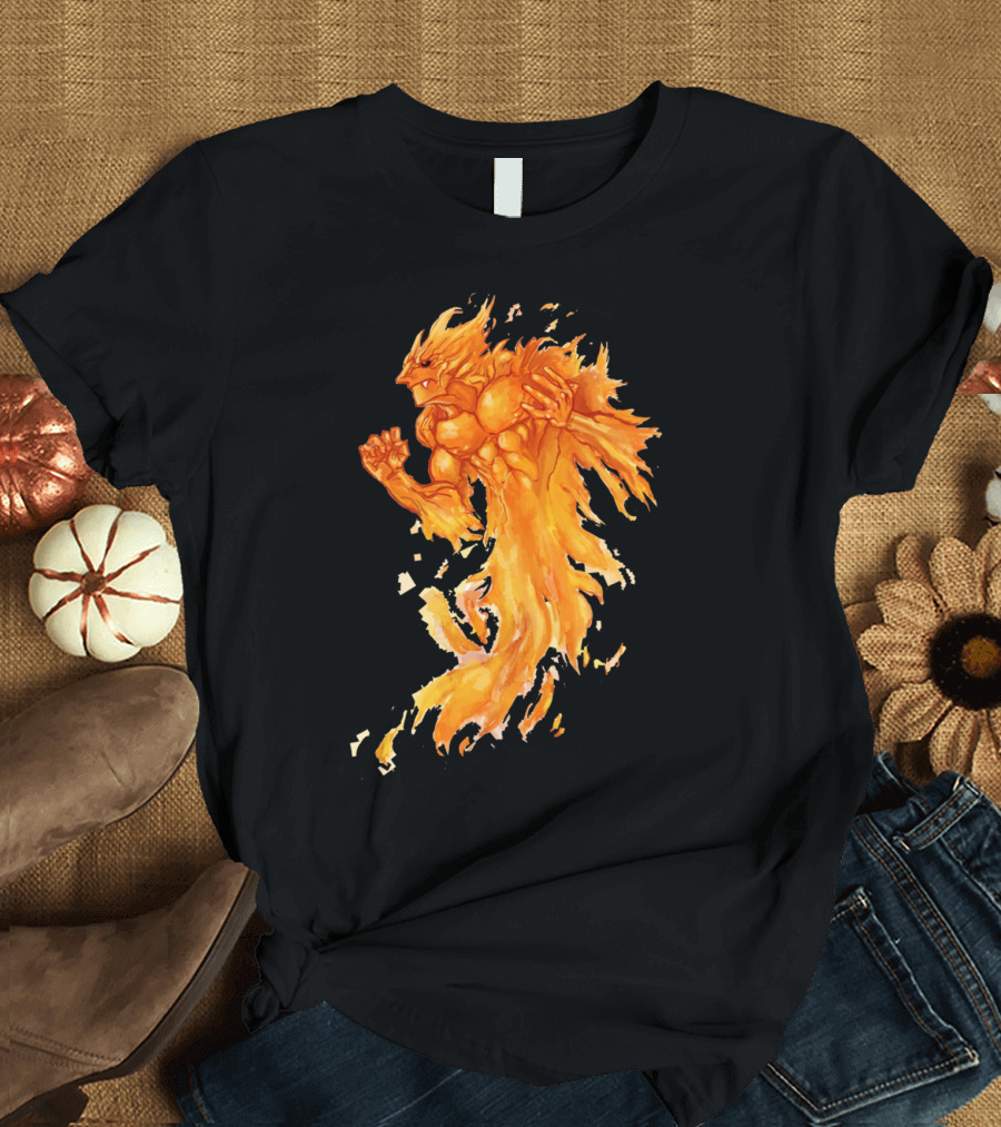 Fire Jinn Flame Spirit Phone Cas T-Shirt