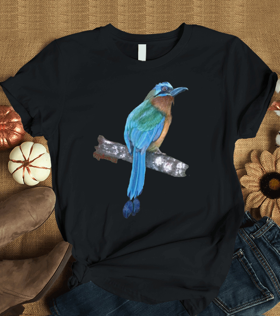 Melvas MotMot Conse Bird Art by MKarnold12 T-Shirt