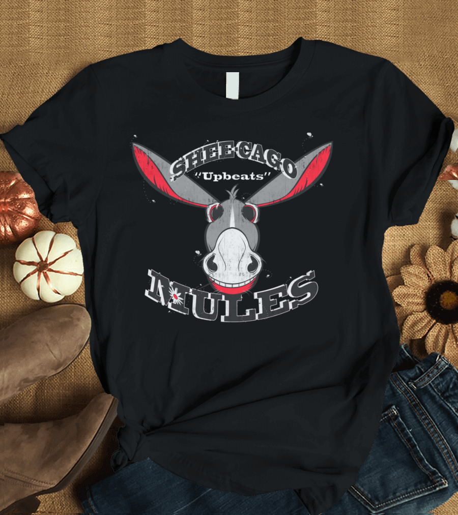Shee Cago Upbeats Mules T-Shirt