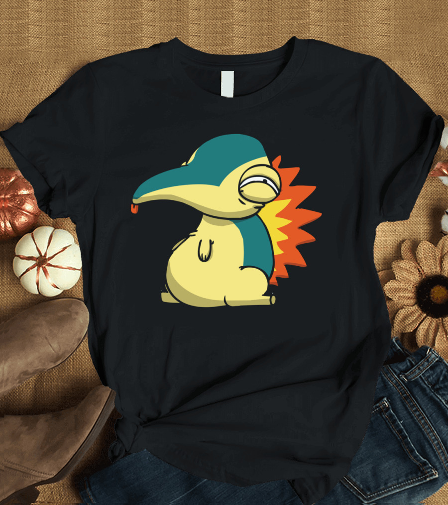 Cyndaquil Flame Pokémon Character T-Shirt