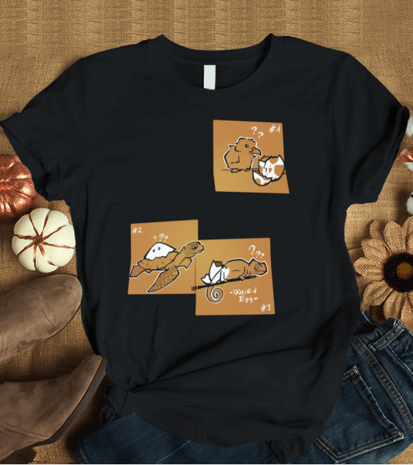 T-Shirt: 1 2 3 Weird Egg Post It Notes Mystery T-Shirt 1 2 3 Weird Egg Post It Notes Mystery T-Shirt
