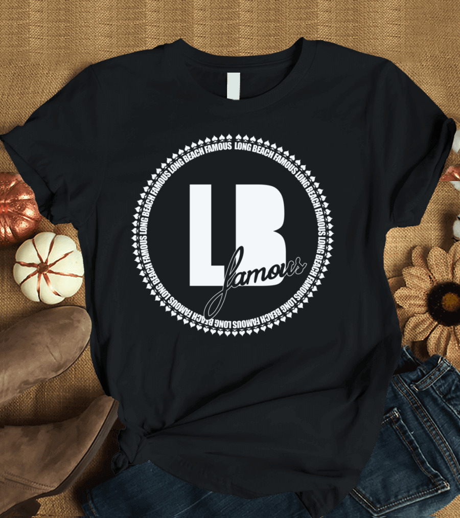 Long Beach Famous LB Spades Circle T-Shirt