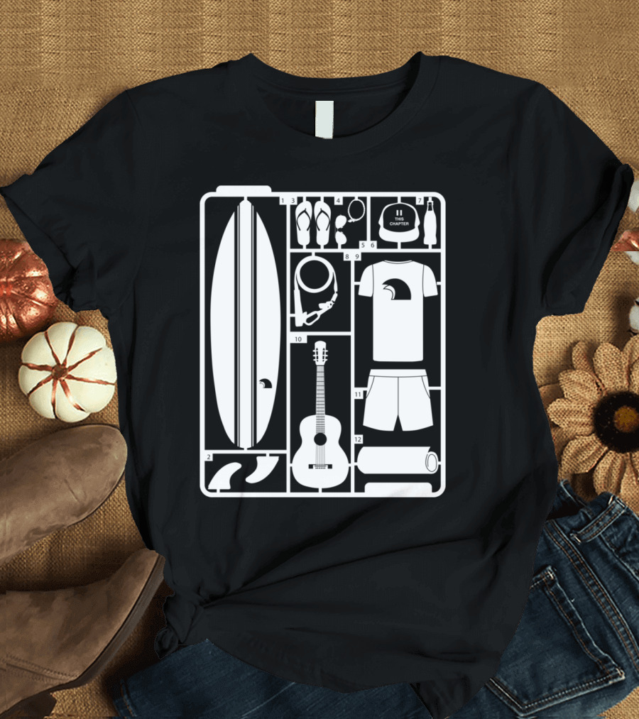 Surfers Equipment This Chapter Technical Instruction T-Shirt