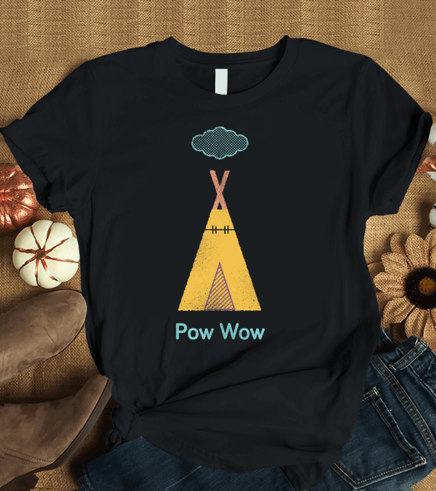 Pow Wow Teepee Cloud T-Shirt