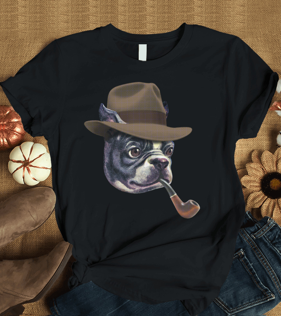 Mr. Dog Fedora Pipe T-Shirt