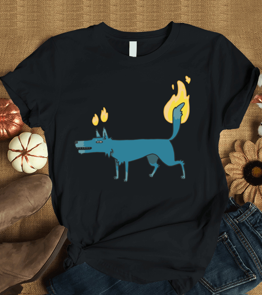 Firefox Flaming Wolf T-Shirt