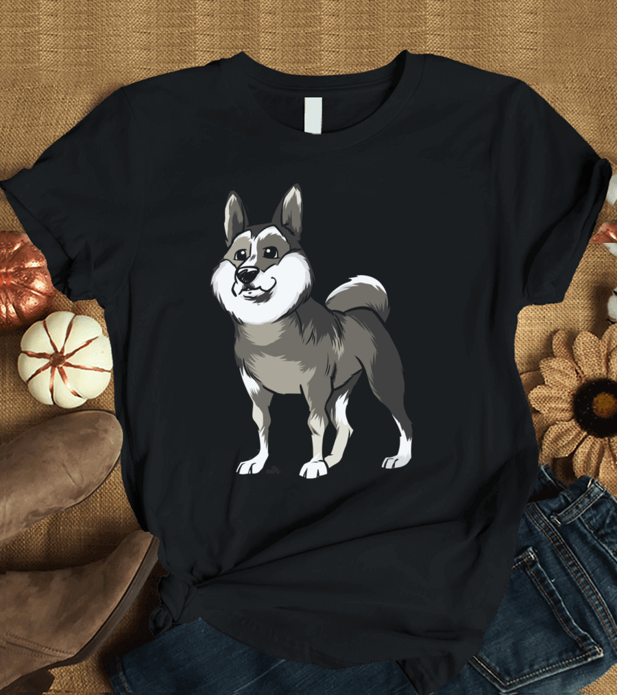 Laika Space Adventure Cartoon Dog Breed T-Shirt