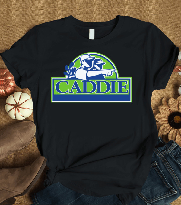T-Shirt: Caddie Professional Golfer Ret Iconic Duo T-Shirt Caddie Professional Golfer Ret Iconic Duo T-Shirt