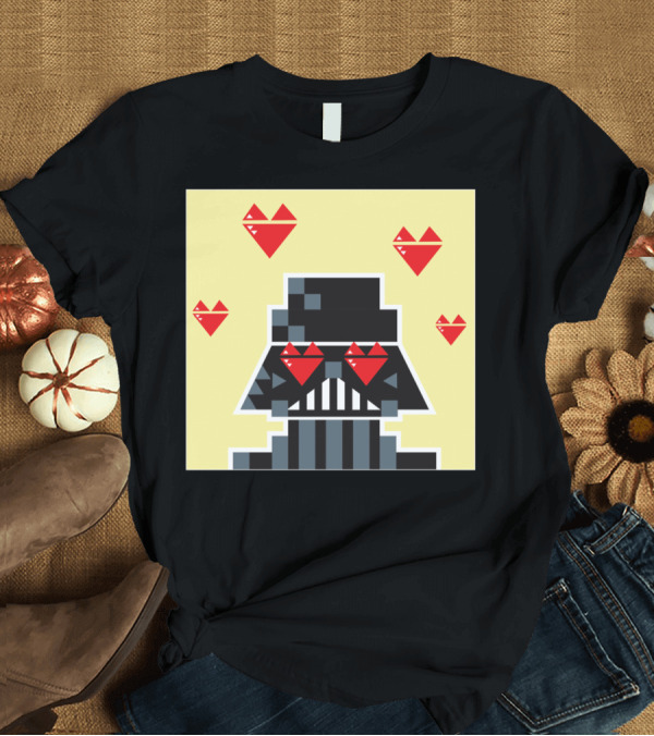 T-Shirt: Sith Love Pixel Art Hearts T-Shirt Sith Love Pixel Art Hearts T-Shirt