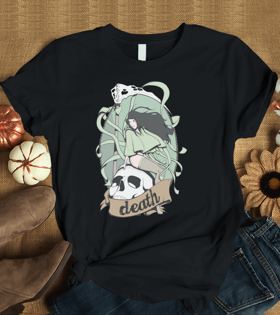 DEATH Pin Up Skull T-Shirt
