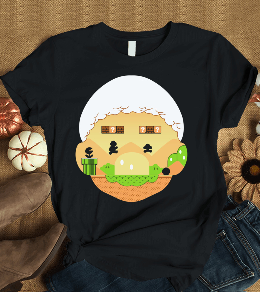 Retro World Pixel Platform Adventure Jumper T-Shirt