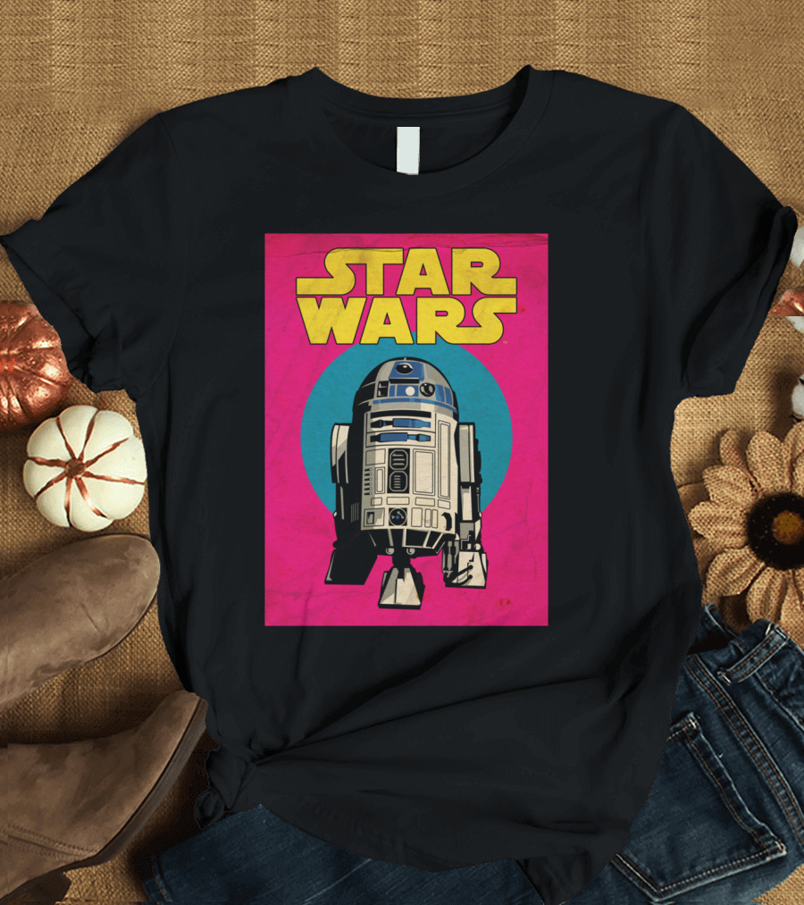 Star Wars Retro R2 D2 Racerba T-Shirt