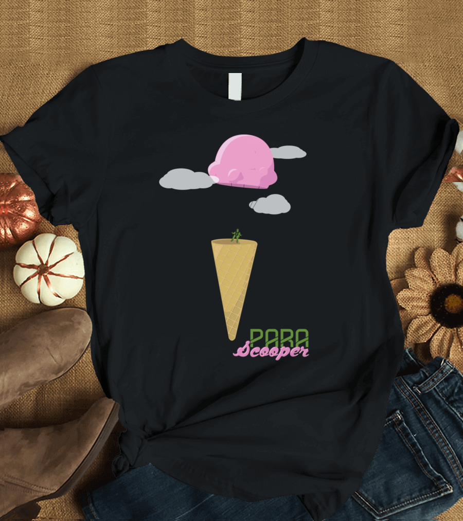 PARA Scooper Ice Cream Parachuting Delight T-Shirt